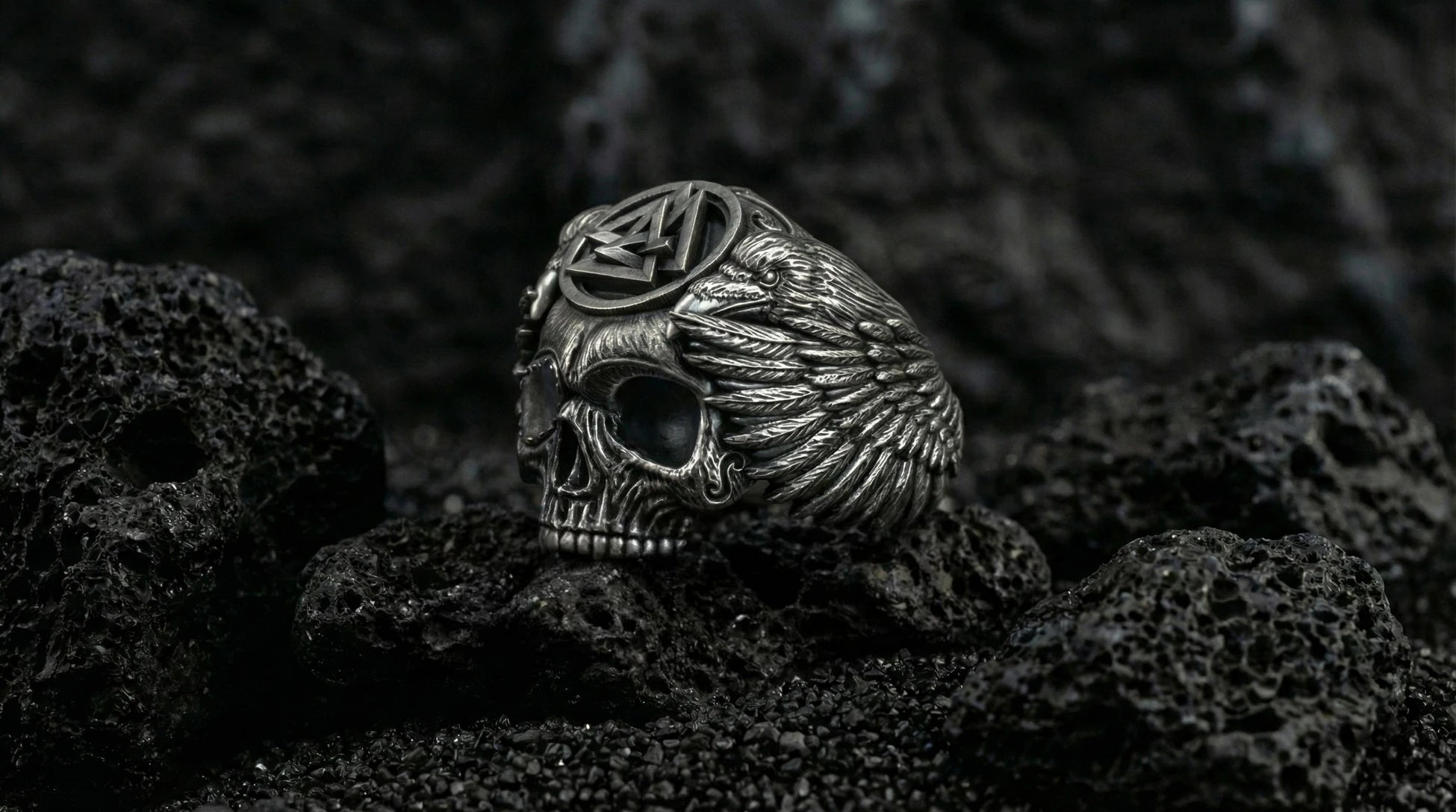Premium Norse Valknut Symbol Ring