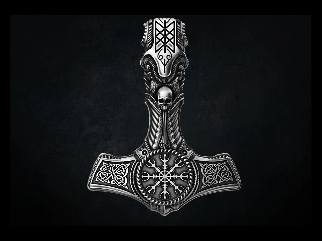 Premium Norse Mythology Mjolnir Pendant Necklace