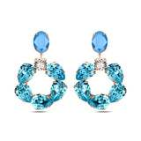 Elegant Hoop Earrings - Dazzling Sparkle & Iconic Pera Style