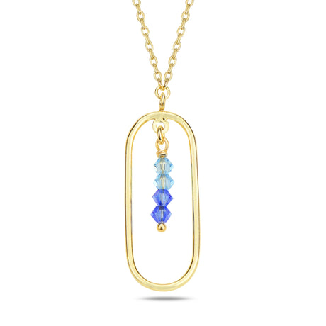 Lustrous Oval Pearl Necklace - Elegant Pendant Style