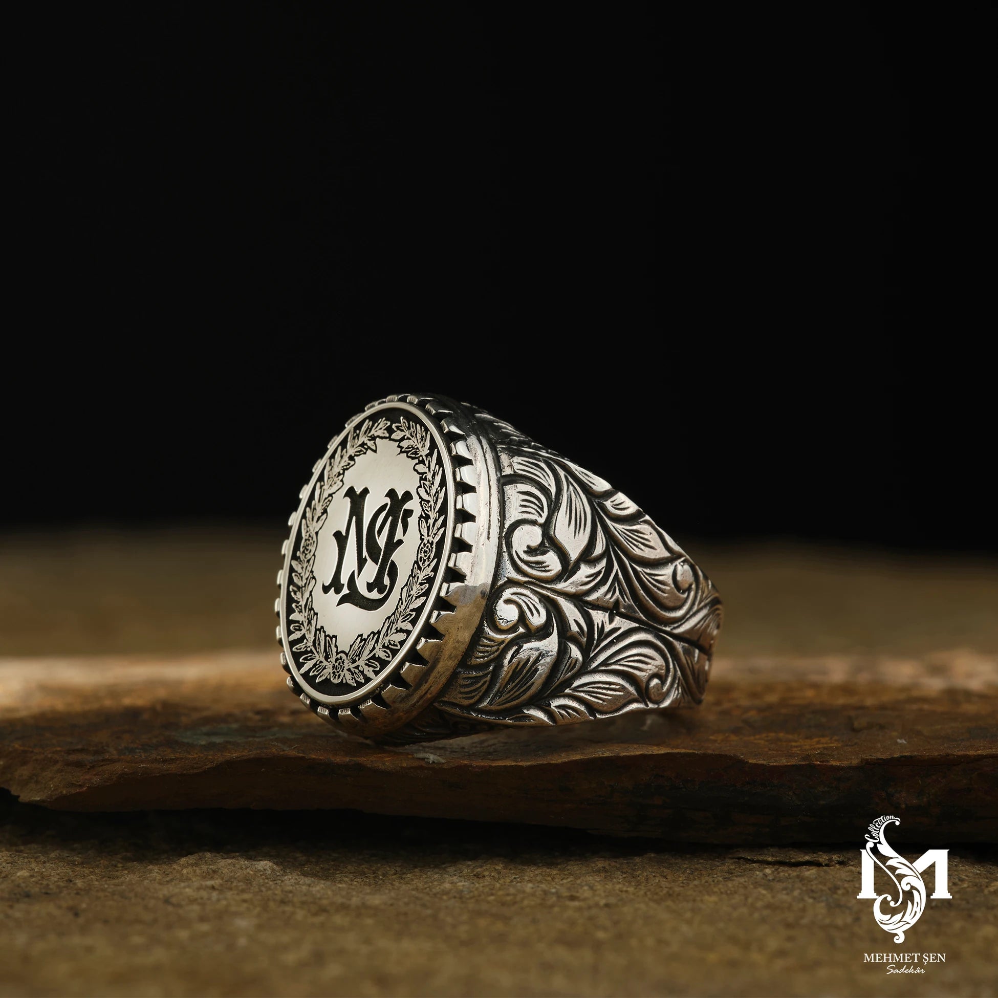 Men's Engravable Ring - Personalized Design for Him