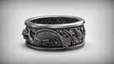 Artisan Dragon Koi Fish Ring
