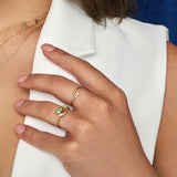 Fluid Spiral Ring - Neptune-Inspired Statement Design