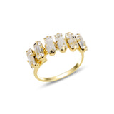 Elegant Baguette Ring - Minimalist Design for Everyday Sparkle