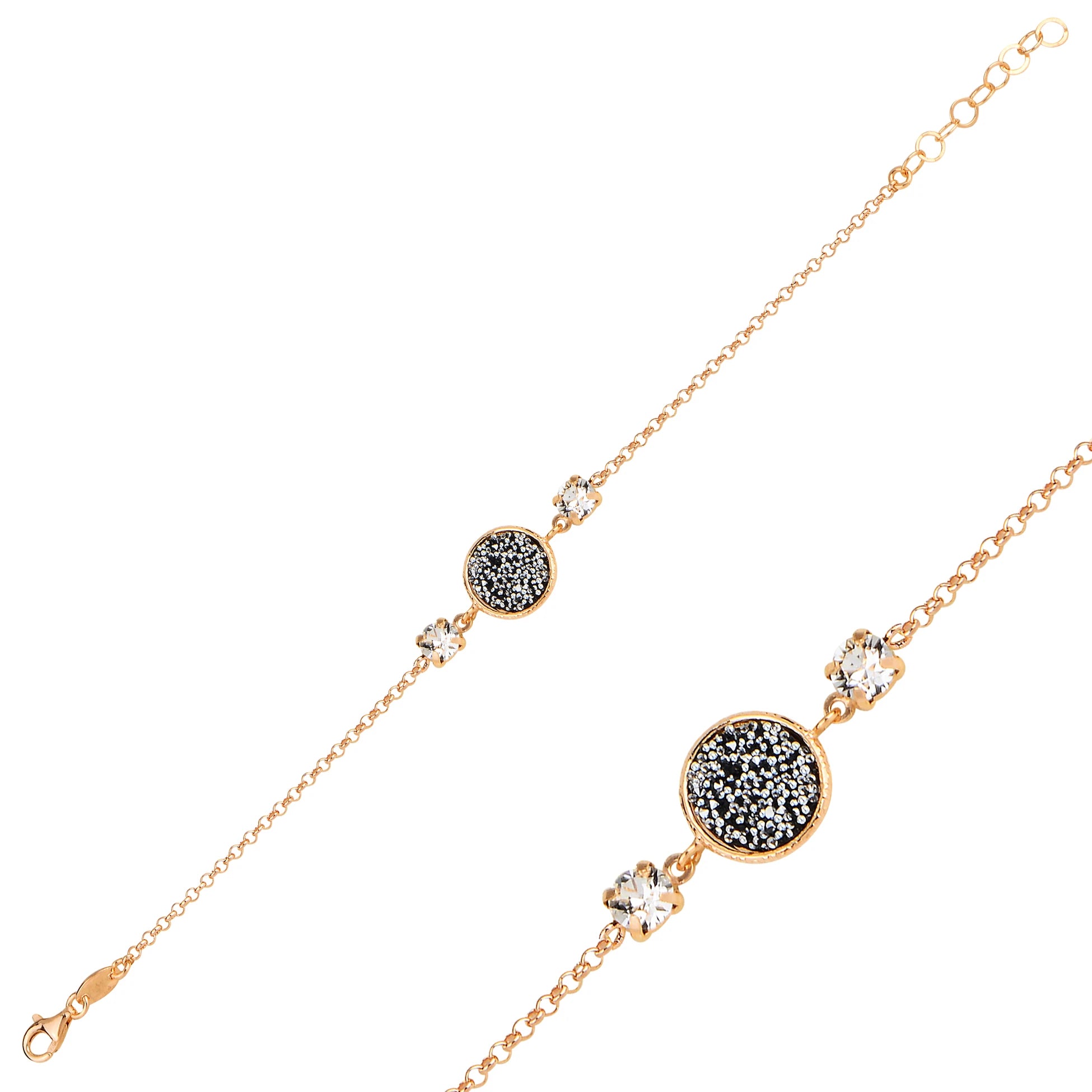 Modern Solitaire Bracelet - Mondo Collection Circular Style