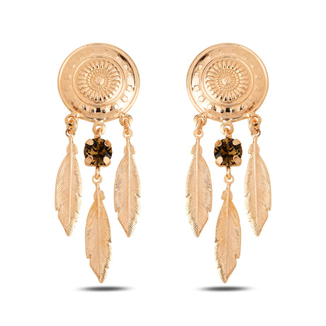 High-Polish Metal Shield Earrings - Modern Geometric Design