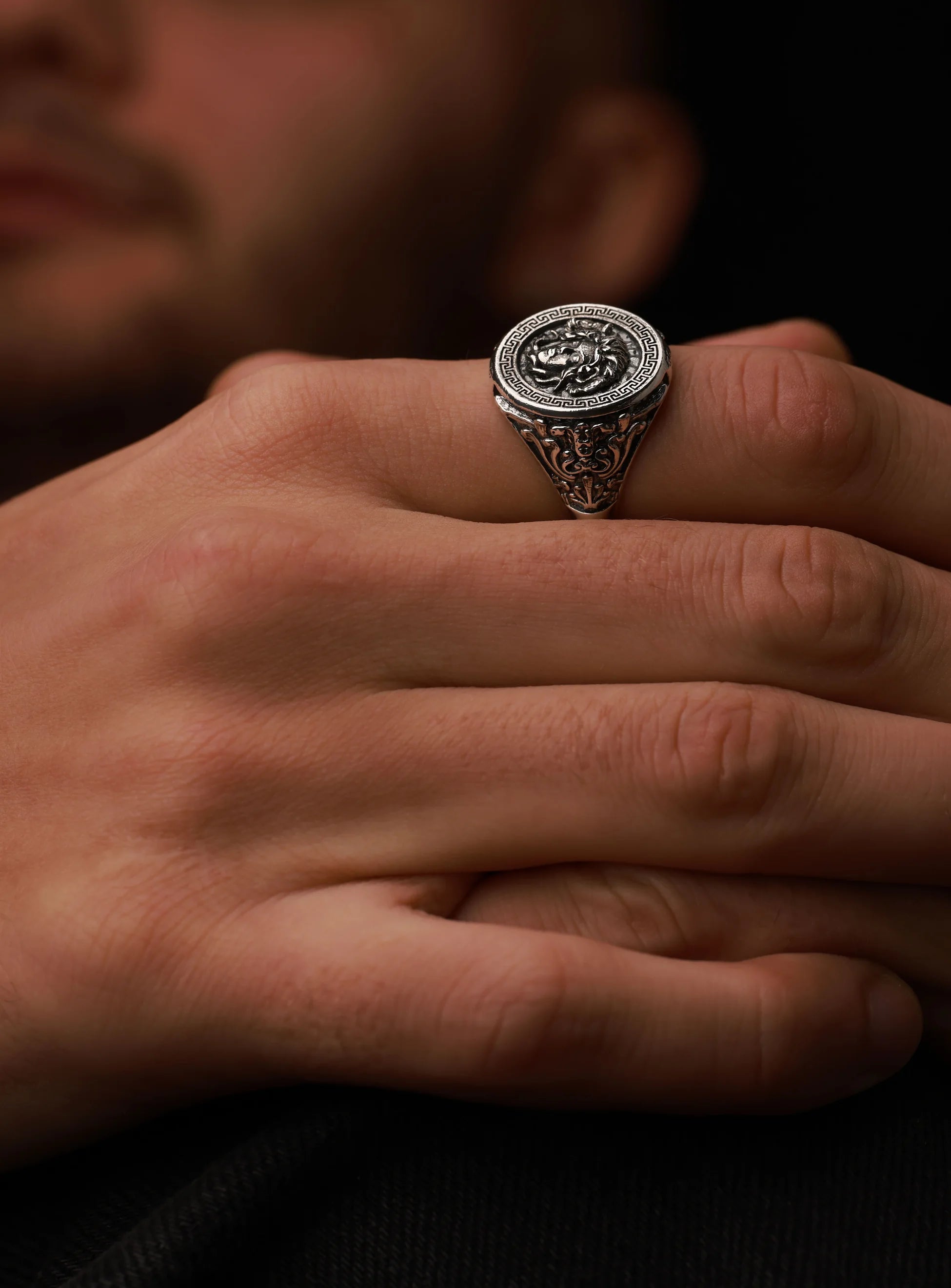 Premium Artisan Medusa Statement Ring