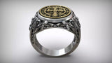 Premium Saint Benedict Devotional Ring
