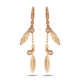 Nádherné náušnice s peříčky - duchovní talisman pro každodenní eleganci
