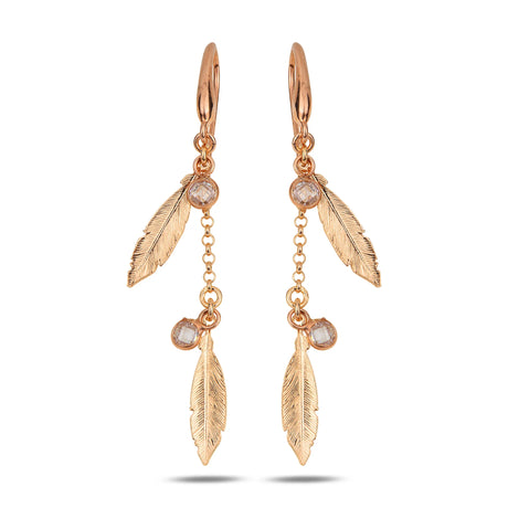 Exquisite Feather Drop Earrings - Spirit Talisman for Everyday Elegance