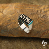 Sterling Silver Men's Band Ring - Sleek & Timeless Style