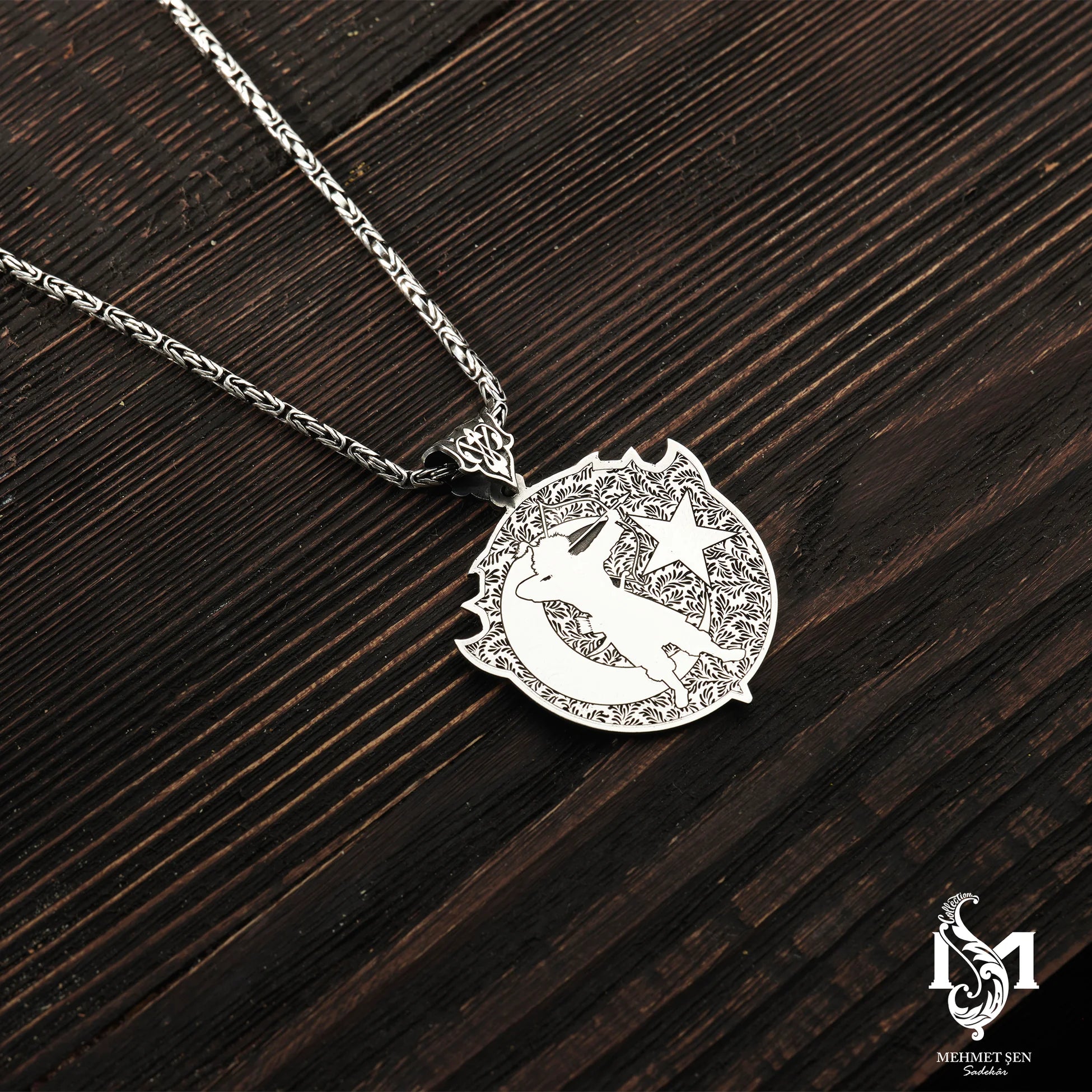 Collana con pendente ascia da uomo in argento sterling - Design audace e distintivo