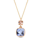 Collier pendentif fleur d'iris délicate - Féminin et chic