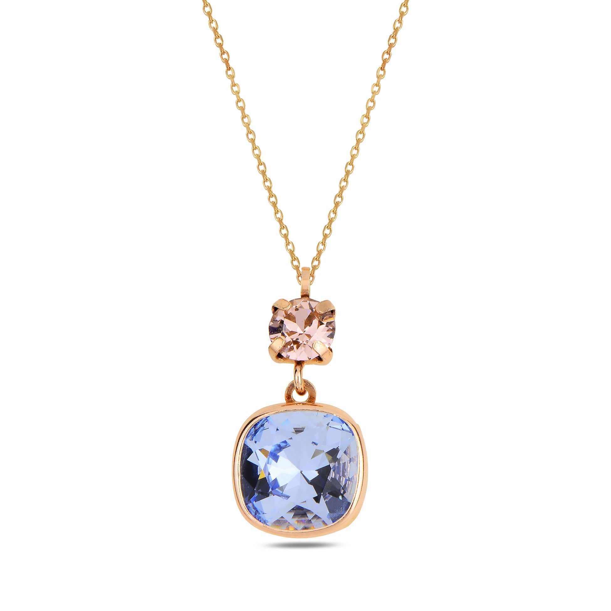 Collier pendentif fleur d'iris délicate - Féminin et chic