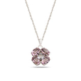 Bold Geometric Oval Pendant Necklace - Rounded Elegance