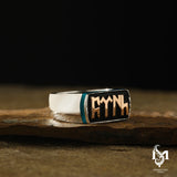 Sterling Silver Men's Band Ring - Sleek & Timeless Style