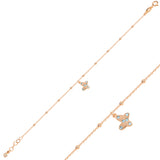 Elegant Butterfly Dangle Bracelet - Delicate Charm Jewelry