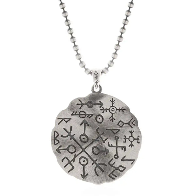 Sterling Silver Viking Charm - Protective Amulet