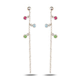 Ceres Minimalist Chain Earrings - Delicate Dangle for Everyday Elegance