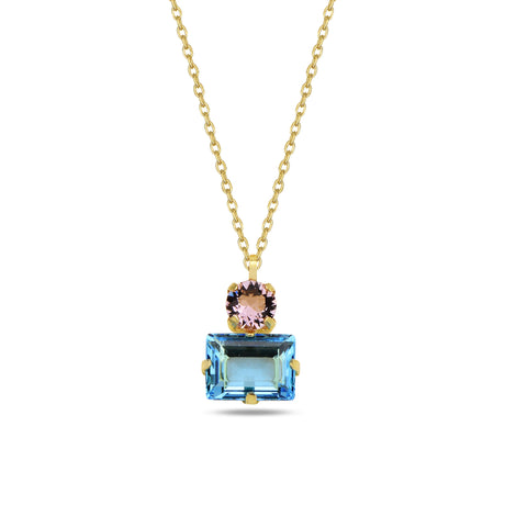 Refined Layered Double Chain Necklace - Sanremo Collection Style