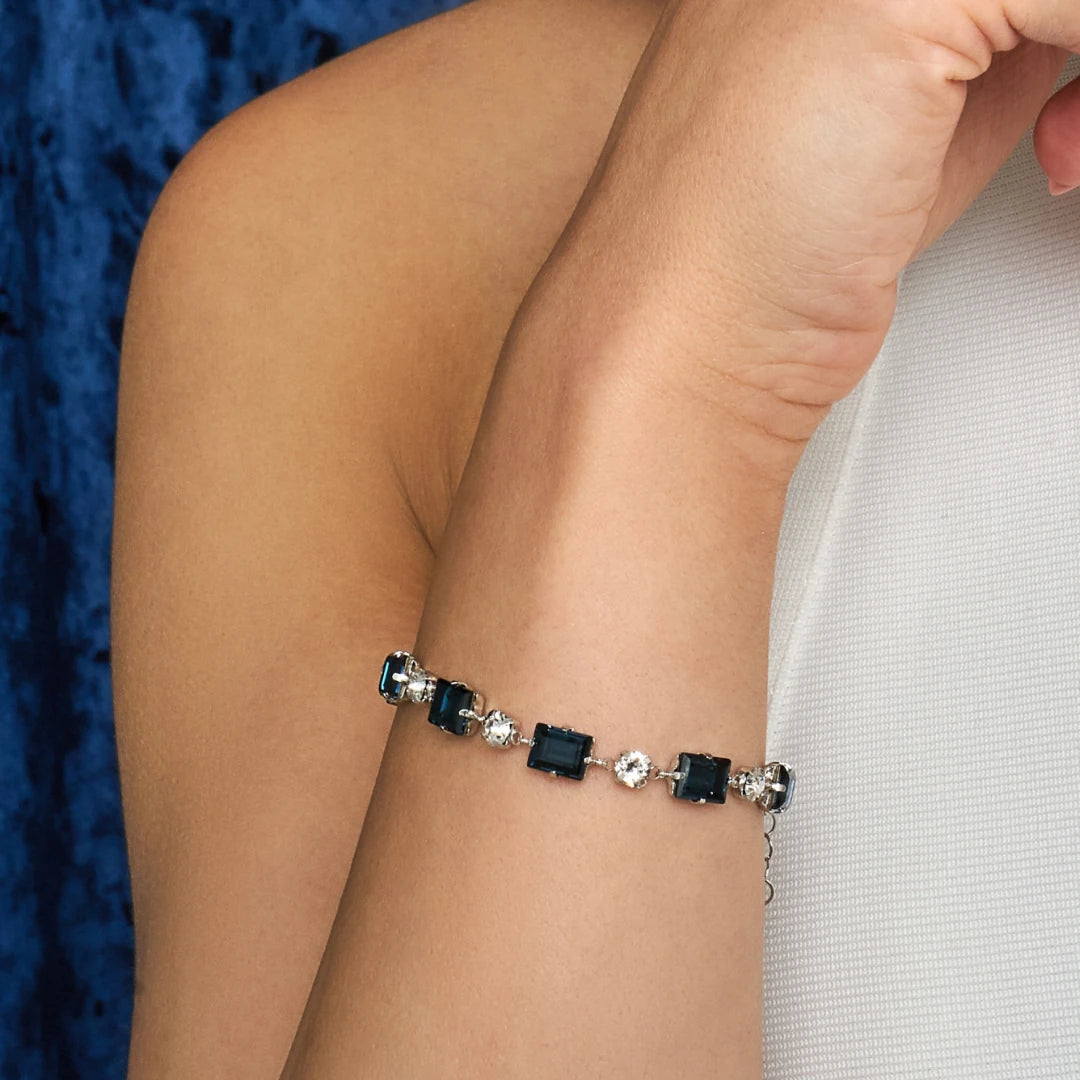 Sparkling Cubic Zirconia Full Eternity Bracelet - Bold Statement