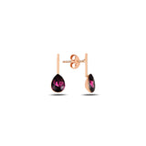 Chic Mini Teardrop Drop Earrings - Dazzling Everyday Sparkle