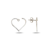 Elegant Heart Earrings - A Timeless Symbol of Love & Style