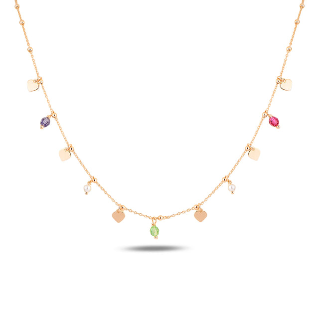 Delicate Pearl Heart Necklace - Timeless Symbol of Love