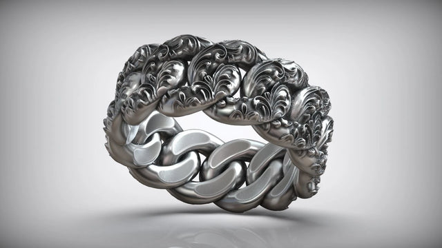 Premium Miami Style Chain Ring