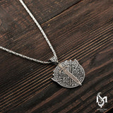 Collana con pendente ascia da uomo in argento sterling - Design audace e distintivo