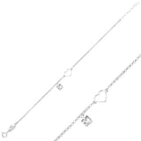 Sterling Silver Heart Bracelet - Signature Vulcan Style