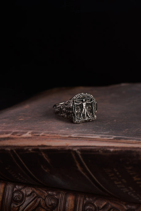 Premium Vitruvian Signet Ring