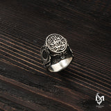 Sterling Silver Men's Ring - Declaration of Faith & Wisdom