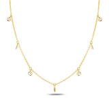 Lustrous Pearl & Sparkling Stone Pendant Necklace - Elegant Design