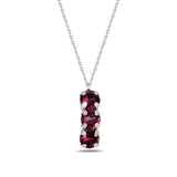 Lustrous Metal Trio Necklace - Modern Minimalist Design