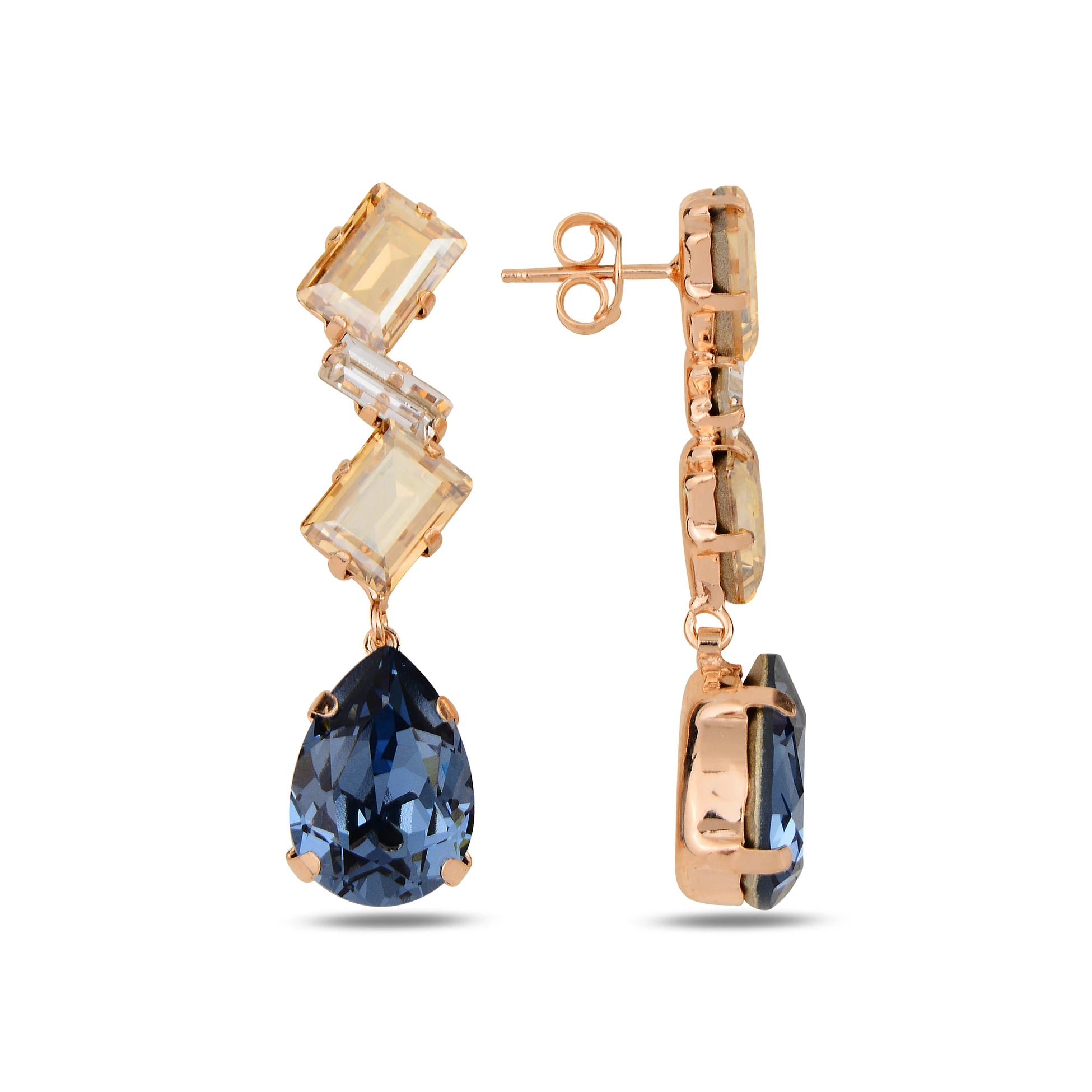 Dazzling Voluminous Chandelier Earrings - Statement Radiance