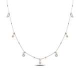 Metal Mini Pendant Necklace - Delicate & Modern Minimalist