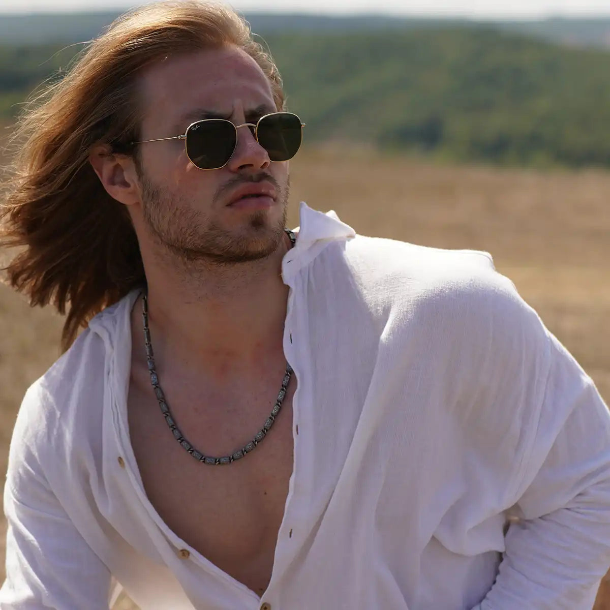 Sterling Silver Nanna Chain Necklace - Elegant & Versatile