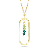 Collier Perle Ovale Brillant - Style Pendentif Élégant
