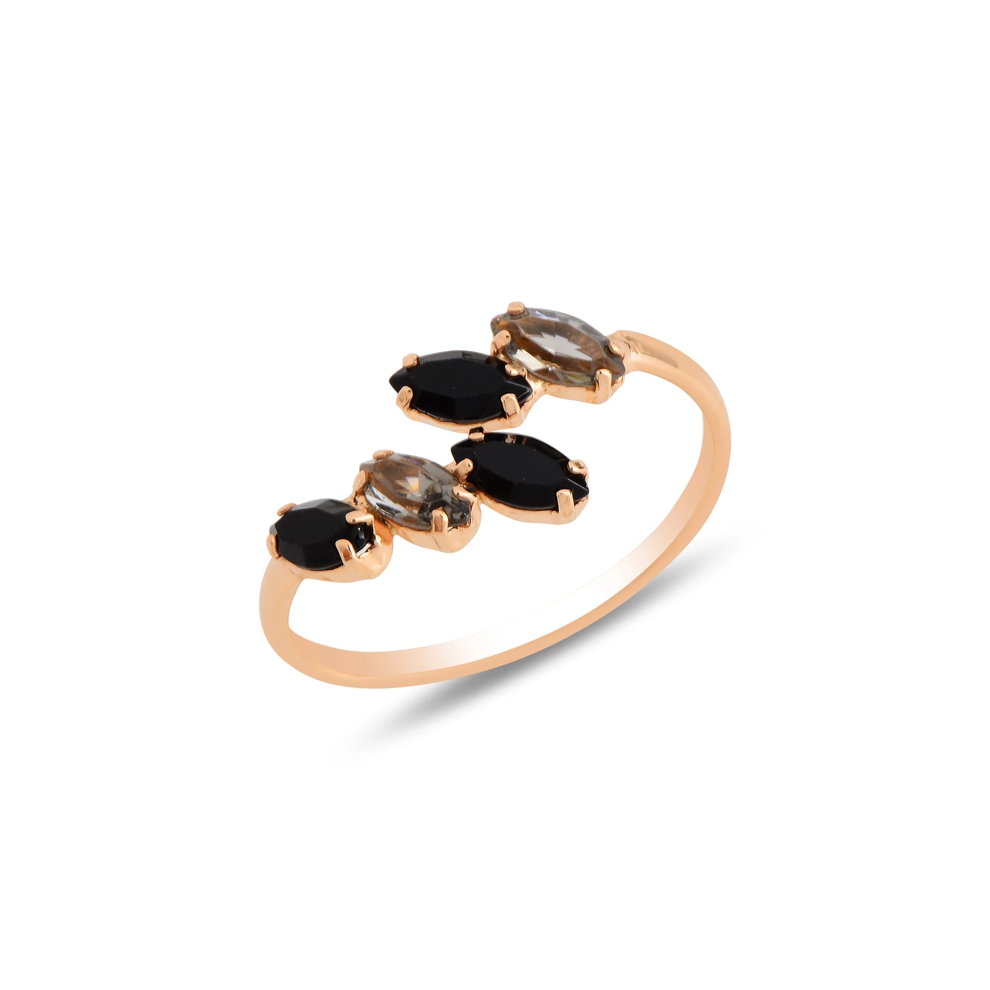 Fluid Spiral Ring - Neptune-Inspired Statement Design