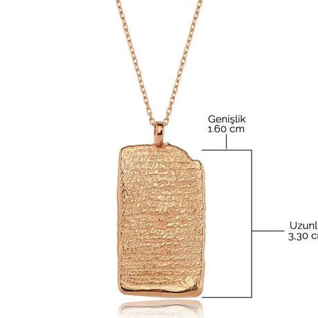 Exquisite Love Poem Pendant Necklace - Sentimental Design for Her