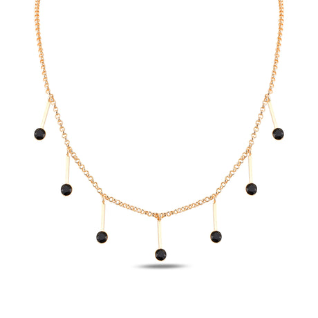 Vintage Inspired Necklace - Elegant Draped Multi-Element Style