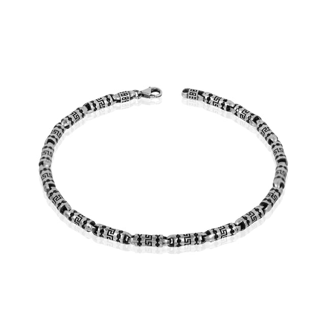 Sterling Silver Tyr Symbol Bracelet - Norse Mythology Inspired