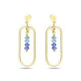 Exquisite Pearl Oval Earrings - Sophisticated Italian Craftsmanship