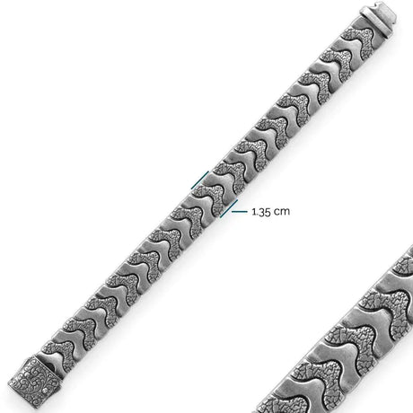 Sterling Silver Bracelet - Polished & Versatile Everyday Design
