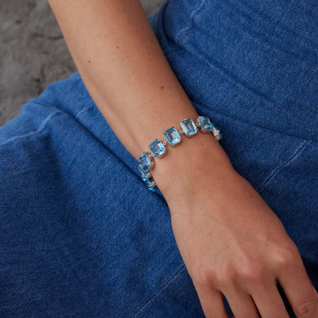 Sterling Silver Link Bracelet - Roman Heritage Design