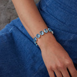 Sterling Silver Link Bracelet - Roman Heritage Design