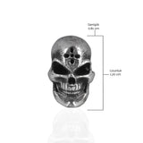 Sterling Silver Skull Earrings - Bold Statement for Edgy Style