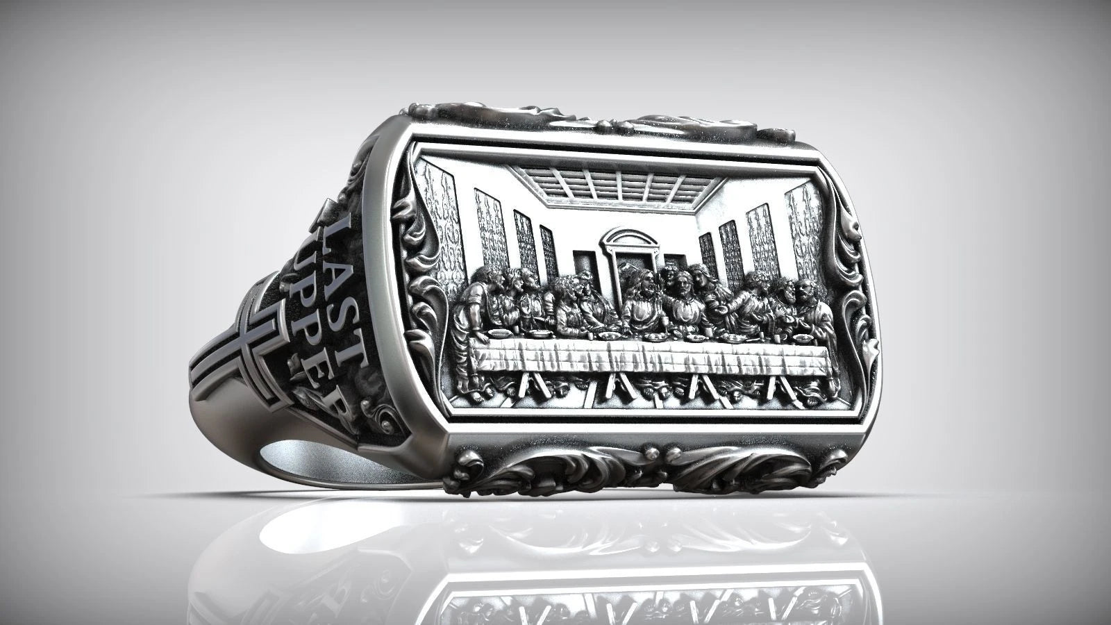 Premium Religious Themed Statement Ring