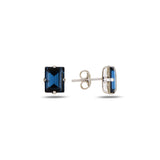 Pendientes Elegantes de Baguette - Diseño Minimalista con Brillo Luminoso